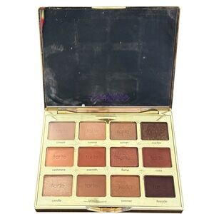 Tarte Tartlette Toasted Eyeshadow Palette Warm Neutral Brown Rose Shades